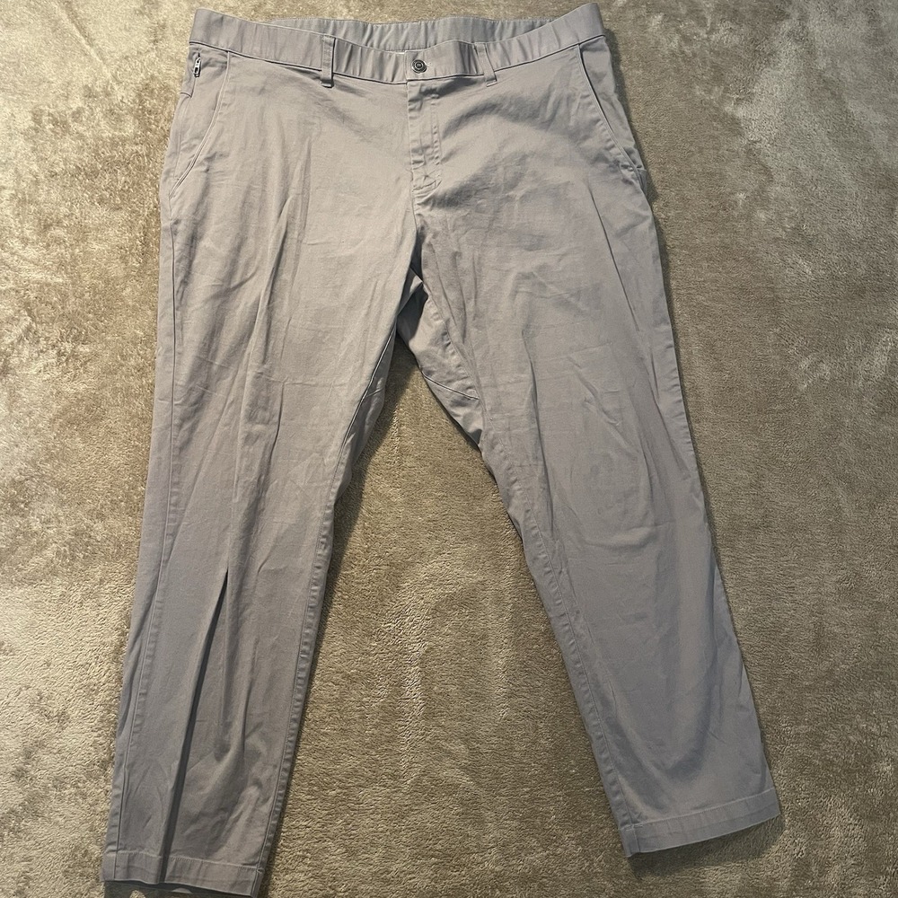 Fabletics Pants Mens 38x30 The Only Gray Flex Performance Golf Smart Casual